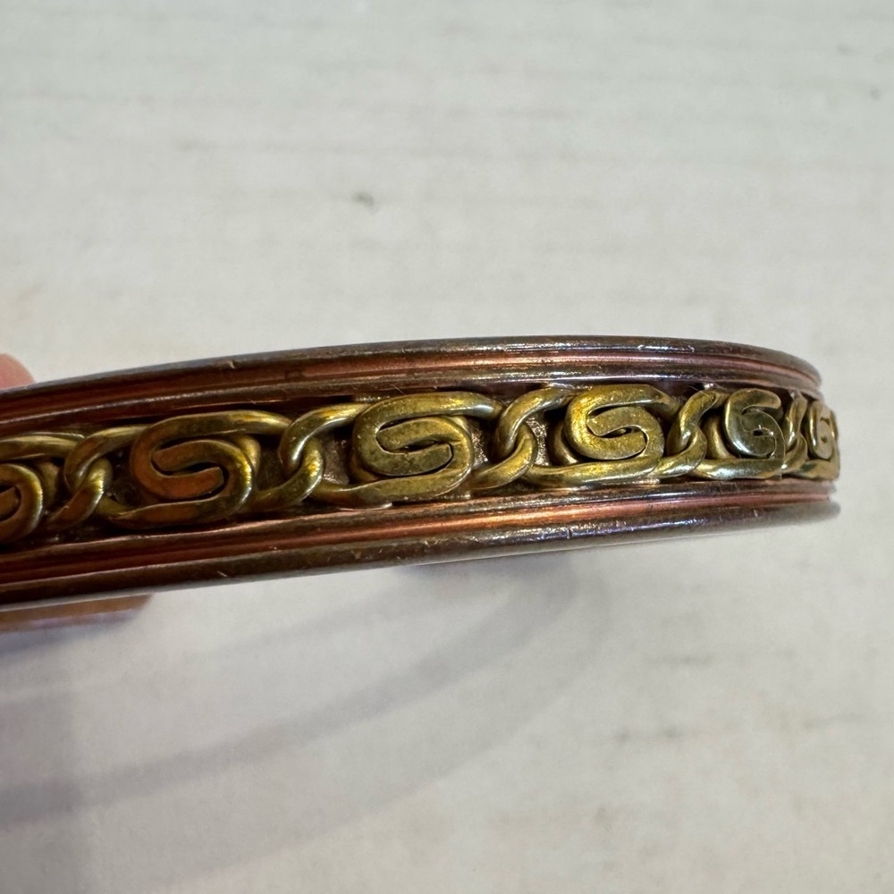 Copper Cuff Bracelet Magnetic Therapy Jewelry Arthritis Pain Relief Energy Peace - Picture 5 of 15